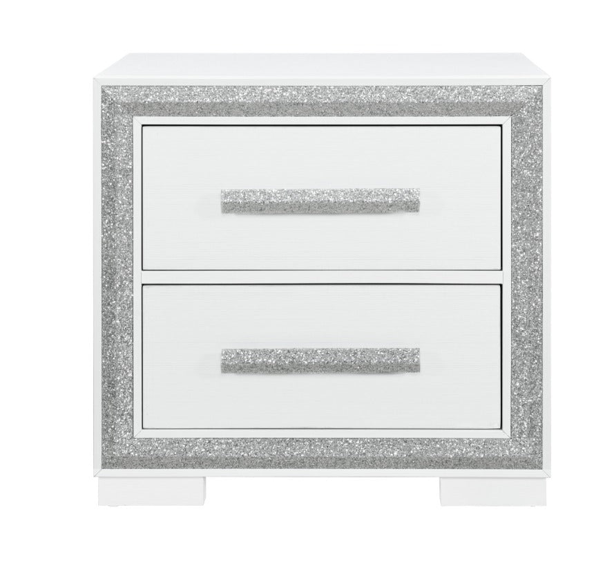 Andros Silver Queen 4 PC Bedroom Set