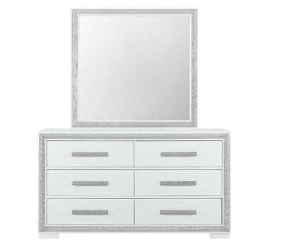 Andros Silver Queen 4 PC Bedroom Set