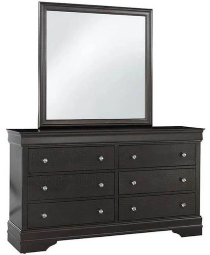 Pompei Gray 4 PC Bedroom Set (mattress not included)